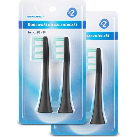 Berdsen b3 tetes de brosse a dents sonique 4 pieces