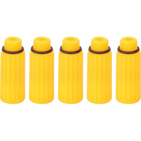 GARRYFIZH 5pcs 15.5mm Yellow Breathing Rod Vent Cap for Compresseur d'air Pump – Pièce de rechange industrielle, haute qualité, usage professionnel