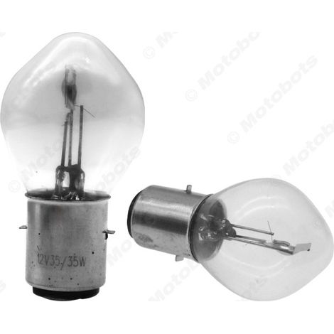 Ampoule de phare halogène pour moto 12V 35W B35 BA20D, ampoule de phare halogène d'origine. (1/4)