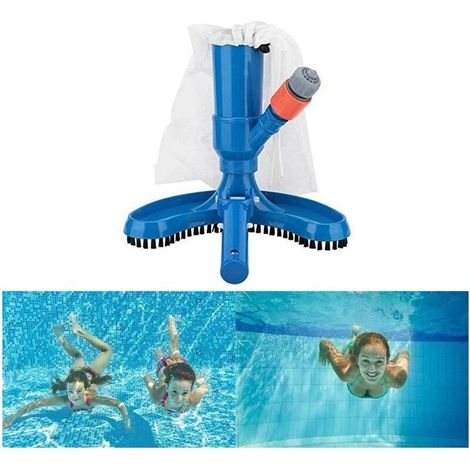 Brosse Aspirateur Piscine - Tête ABS 25,7 Cm - Compatible Perche Rétractable Standard - Pour Piscine Spa Bassin - 1 Pièce (1/4)