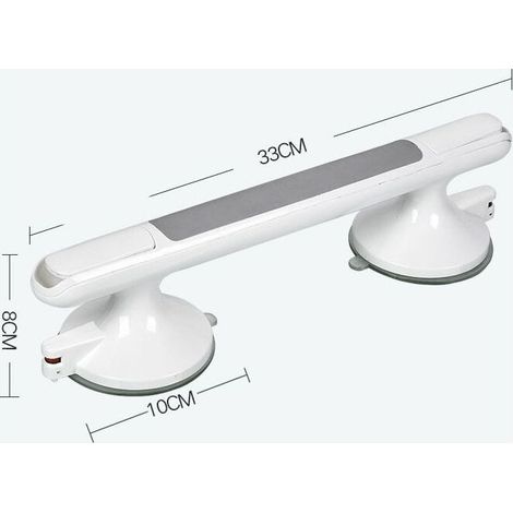 Bathtub Safety Handles, Shower Handles, Wall Mounted Grab Bar with Suction Cups, No Drilling, Grab Bar Handle Bathroom Grab Bar for Elderly, Disabled ( (1/5)