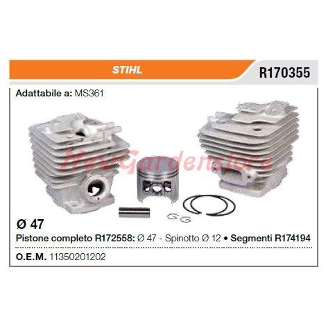 Cilindro pistone segmenti STIHL motosega MS361 R170355