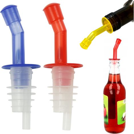 Dispenser, versatore per bottiglie di alcolici, vino, vodka, olio (2 pezzi).