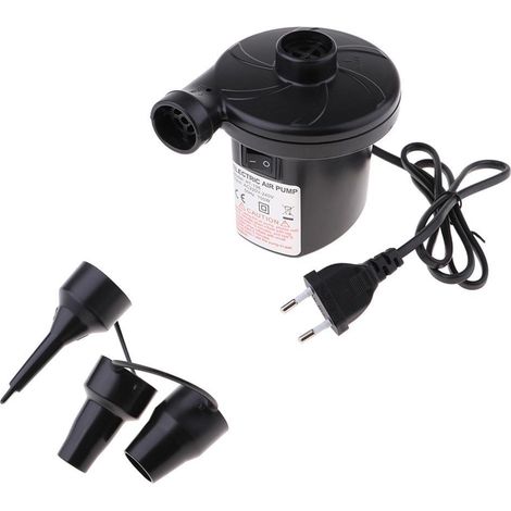 Pompe À Air Électrique Rechargeable - 3 Embouts Pour Matelas Gonflable, Coussin, Bateau, Anneau De Natation - Alimentation DC 12,6 V / AC 220 V (1/5)