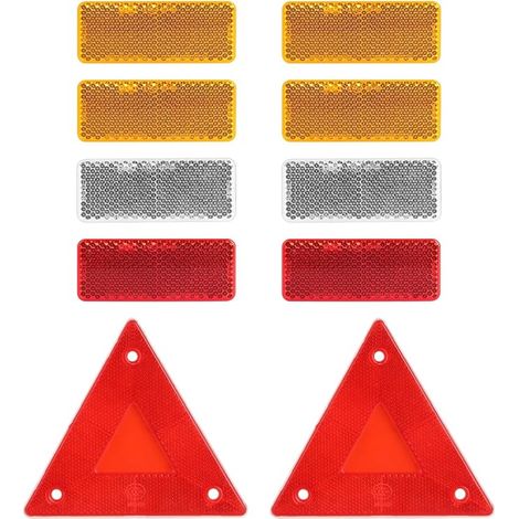 Reflective Triangle Rectangular Retroreflectors Reflectors for Car Truck Caravan (1/5)