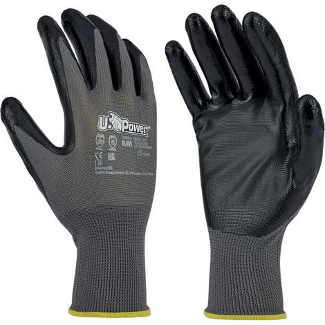 Guanti da Lavoro UPower Valzer Grigio/Nero 11
