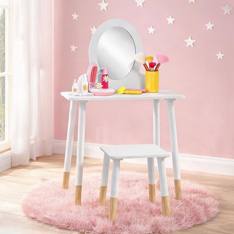 Lit enfant blanco en MDF 60 x 34 x 91 cm (1/5)
