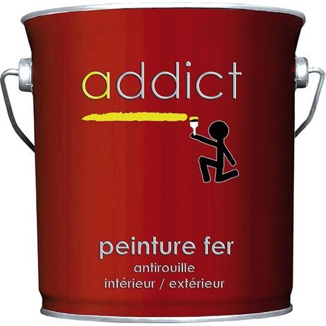Peinture antirouille gris antique pour métal – Protection durable et finition élégante – Application intérieure/extérieure facile – Addict (1/5)