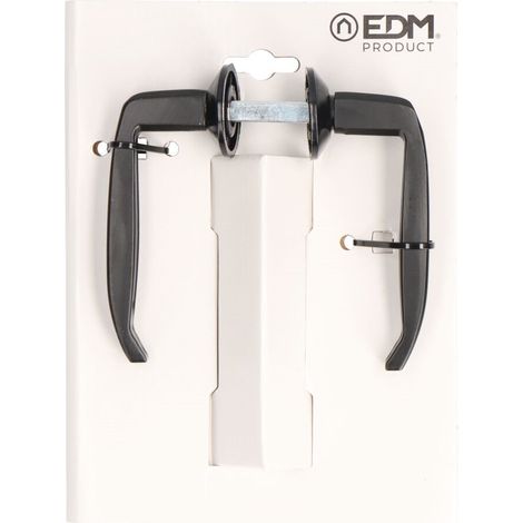 Maniglia per porta edm 232 alluminio 2 unità nera (1/3)