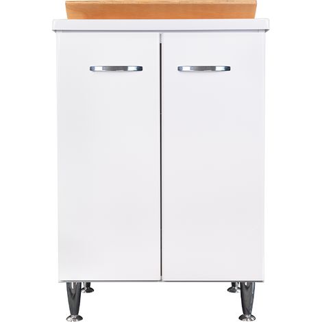 Lavatoio 60x50 bianco doppia anta (1/4)