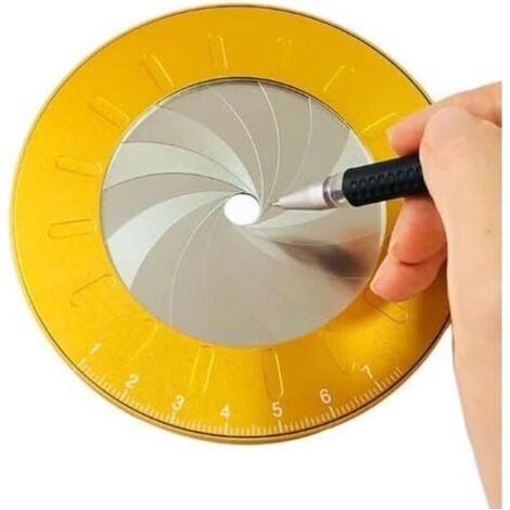 Outil de dessin de cercle réglable en acier inoxydable – Mesure de cercles de 25 à 78 cm – Précision pour gravure et menuiserie