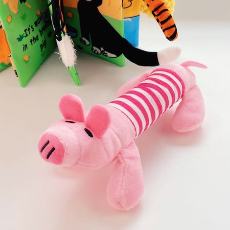 Jouet Pour Chien - Canard Éléphant Cochon En Peluche Anti-mâchouillage Avec Sifflet - Pour Décompression Et Jeu Interactif - 1 Pièce (1/2)