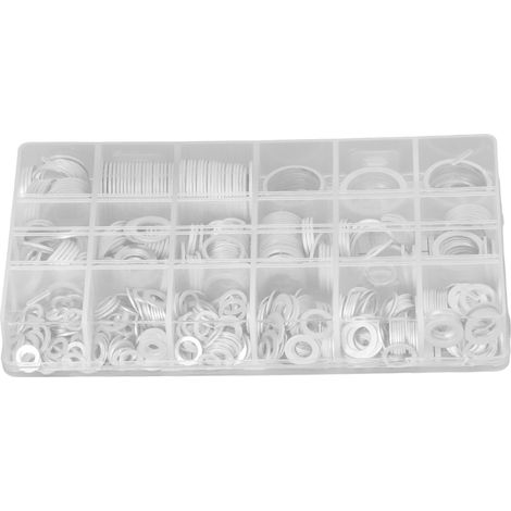 Kit de 540 rondelles d'étanchéité résistantes à la corrosion, en alliage d'aluminium, pour automobiles (1/5)