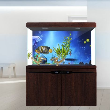 Décoration Aquarium Poisson Tropical Autocollant PVC 61x30cm-AUTRES (1/5)