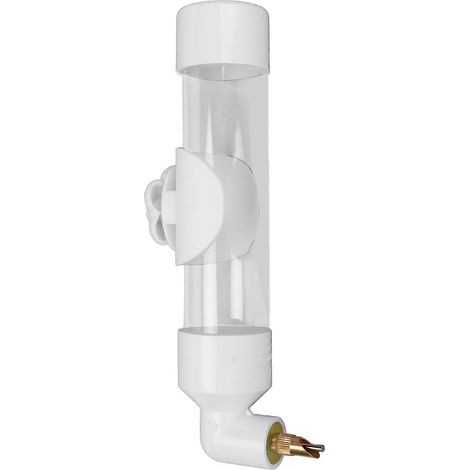 Trinksystem für Papageien, sichere Acryl-Vogelflasche, Wasserspender mit Aufsatz, geeignet für kleine, mittlere und große Papageien (1/5)