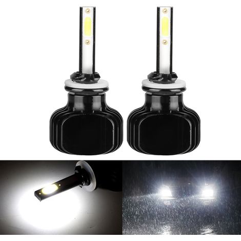 2 LED-Lampen 880/881 6000K Kaltweiß für Autoscheinwerfer, H8/H9/H11-Lampe, leistungsstarke Beleuchtung, 2er-Pack (1/5)