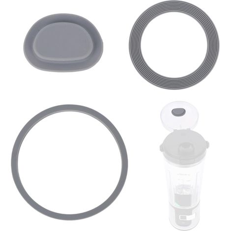 3 Pieces Blender Replacement Gasket Kit Including O-Ring Sealing Caps and Gaskets Compatible with BC151 Series Durable Accessories for Blender Lid (1/5)