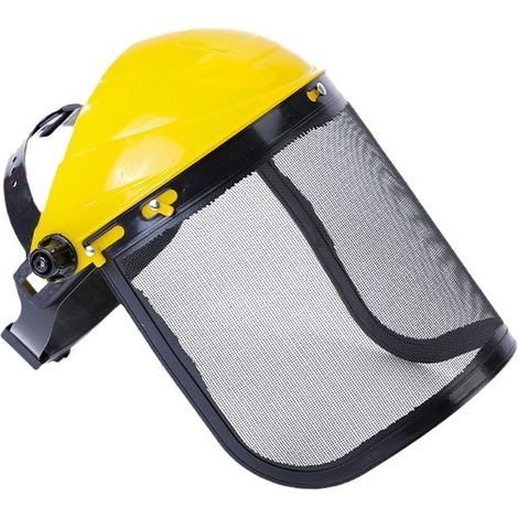 Bardusch-Visière De Protection Plastique Relevable & Casque Anti Bruit Intégré - Modèle Professionnel - Largeur Débroussailleuse & Bricolage (1/5)