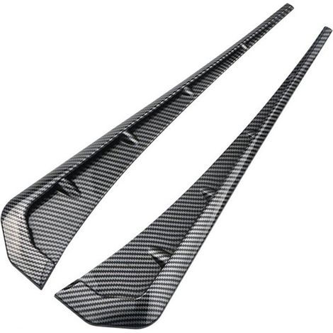 Adesivi decorativi universali per prese d'aria laterali dei parafanghi auto, accessori per griglie di aspirazione del flusso d'aria, fibra