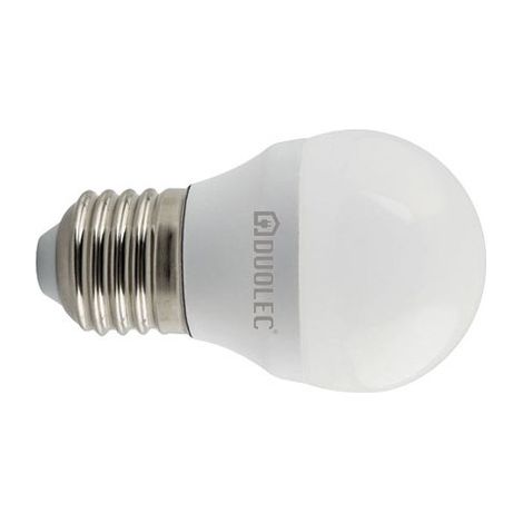 Bombilla Led mini globo 200º DUOLEC E14 luz día 5w - talla