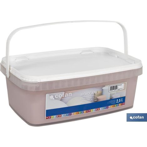 Peinture Plastique Monocouche Rose Nude 2,5 L (1/4)