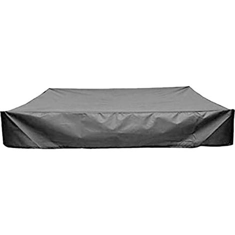 Bâche carrée pour bac à sable avec cordon de serrage, toile Oxford imperméable, protection anti-UV pour jouets de bac à sable (1/5)