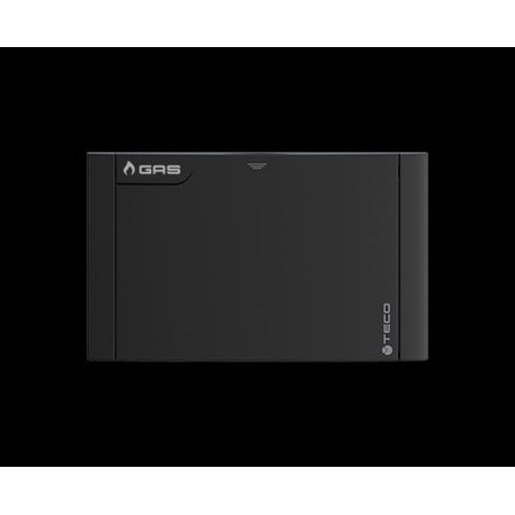 Placca 135x90mm nero soft touch k2 b01 teco kplb0101a00