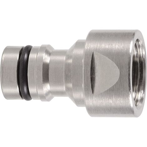 GEKA Hahnstecker plus-Stecksystem Messing vernickelt IG 19,17 mm - 46.0710.8 (1/2)