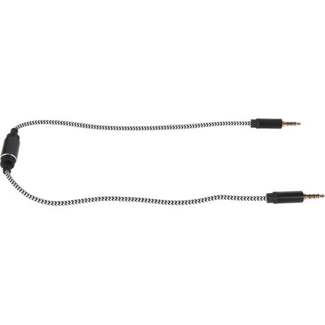 Câble audio 3,5 mm mâle à mâle avec réduction de bruit pour transfert sonore haute qualité (1/5)