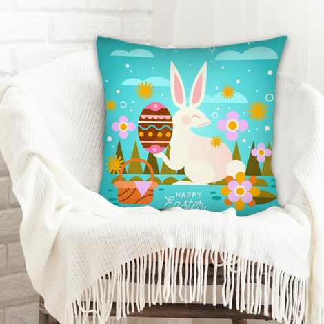 Housses de coussin élégant pour décoration de Pâques pour la maison et la chambre (1/5)