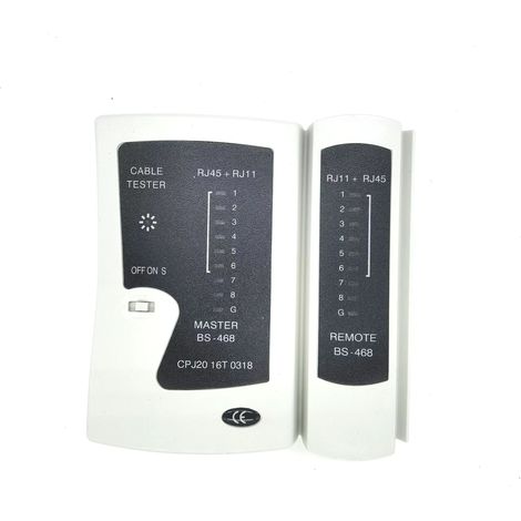 Testeur De Câble RJ45 RJ11 - Détection Courts-Circuits Mauvais Câblage Connexions Croisées - Pour Réseau Ethernet Téléphonique - 1 Pièce