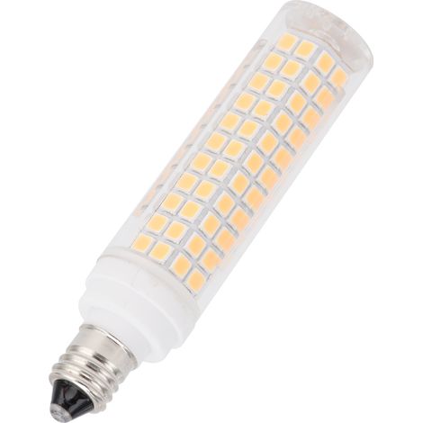E11 LED-Lampe, 1200 lm, 136 LEDs, dimmbar, Ersatz für Kronleuchter, Deckenleuchte und Wandleuchte, 110 V, warmweiß (1/5)
