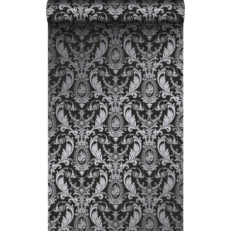 papier peint ornement noir - Origin Wallcoverings (1/5)