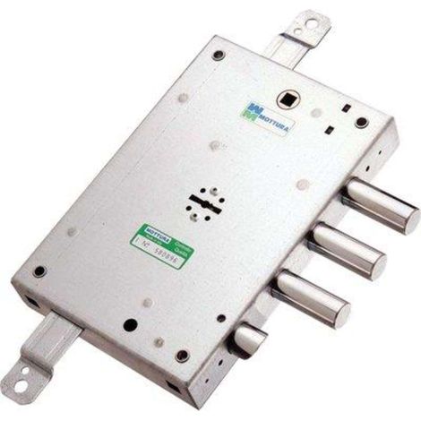 SERRATURA METALLO APPLICARE 52571ML MOTTURA - DM M4 TRIPL+SCR IP.MM 37 E.MM 63 DX/SX SP.MM 10 - 1 pezzo