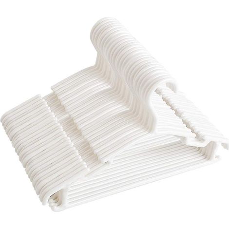 Paquet de 40 cintres bébé cintre bébé pour vêtements enfants cintre bébé cintres enfants cintres 27x15 cm blanc