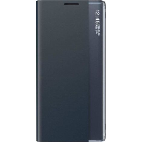 Coque pour Samsung Galaxy S21 Ultra 5G, Flip Ultra Mince Anti-Rayures Anti-Choc Technologie Housse Clear View Standing Étui pour S