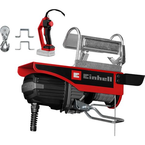 Einhell Akku-Seilhebezug TE-EH 18/250 Li BL Power X-Change (18 V, Brushless, Tragkraft 125 kg / 250 kg mit Umlenkrolle, Hubhöhe 12 m, 3,5 m/min Hubgeschwindigkeit, Stahlseil) (1/5)