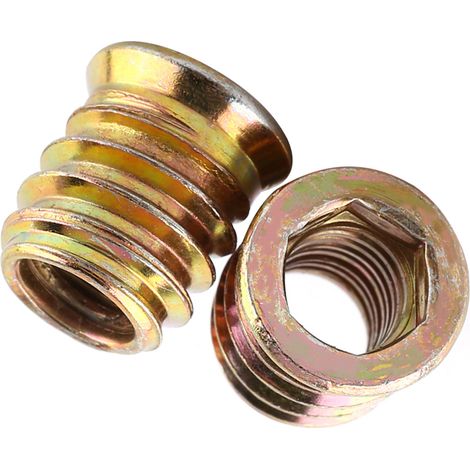 Vis à tête plate à filetage extérieur M6/M8/M10, filetage intérieur hexagonal, paquet de 20. (1/5)