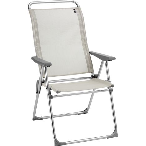 Lafuma Mobilier Alu Cham Sedia Pieghevole, Batyline, Beige, 62,5x67x111 cm (1/5)