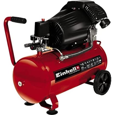Einhell TC-AC 420 compresor taller rojo 50 litros (1/5)