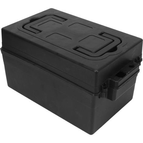 Boîtier de Batterie, Boîtier de Batterie de Moto électrique Boîtier de Stockage de Batterie de Scooter Portable étanche en Plastique A (1/4)