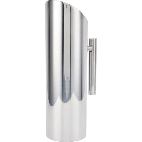 Robuster Edelstahlkrug aus Edelstahl 304, großes Fassungsvermögen, ergonomischer Griff, hitzebeständig, formschöner Kaffeekrug (1,5 l) (1/5)