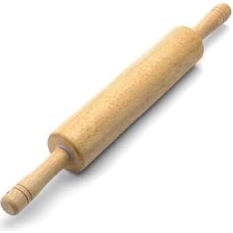 Rouleau à pâtisserie classique en bois, rouleau à pâte en bois dur de 45 cm (18 pouces). (1/4)