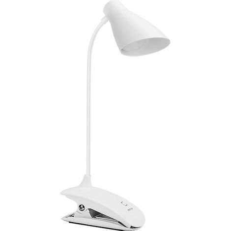 Lampe de chevet rechargeable pour ordinateur, chambre ou bureau, avec pince pour protéger les yeux (1/4)