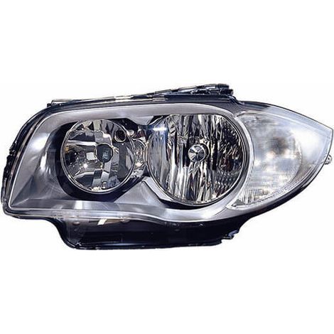 Phare avant gauche H7/H7 avec réflecteur BMW Série 1 E81-E87-E82-E88 2007-2010