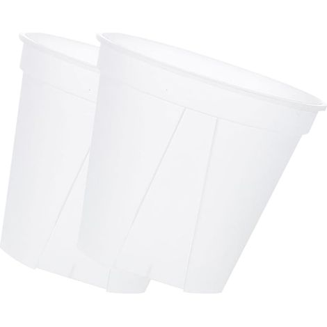 Pflanztöpfe 2 Stück Transparent mit Drainage Kunststoff
