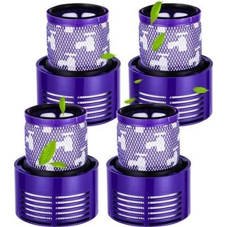 4 filtres pour Dyson V10, filtres pour Dyson Cyclone V10 série SV12, pour aspirateurs, V10 Absolute, V10 Animal, V10 Total Clean, lavables, numéro de remplacement DY-969082-01 (1/5)
