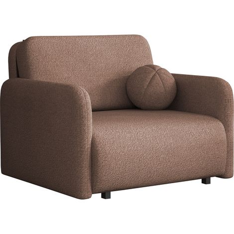 Fauteuil Columbus 240, Coral 45, 85x100x103cm, Tapisserie, Pieds: Bois, 0, Mobilier déjà assemblé (1/5)