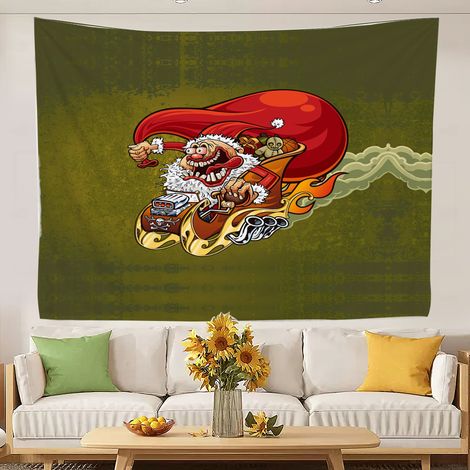 Tapisseries pour une chambre esthétique - Tapisserie tendance et colorée pour décorer le lit et la maison 200x150cm (1/5)