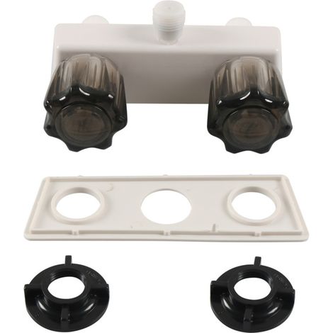 Robinet de douche camping-car, inverseur vanne compatible, mitigeur salle de bain, commande deux boutons, 4 pouces (1/5)